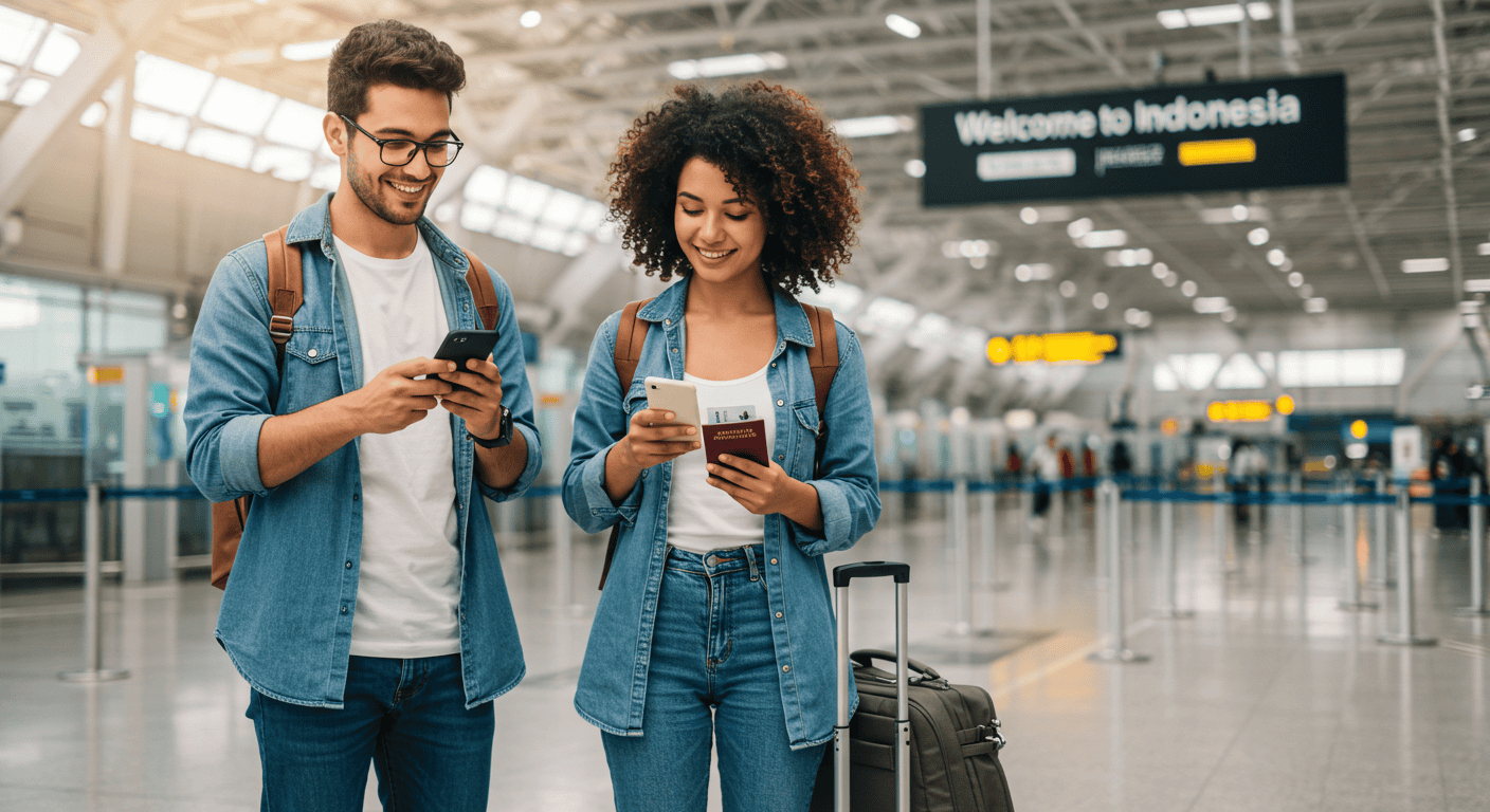 Viajeros en el aeropuerto