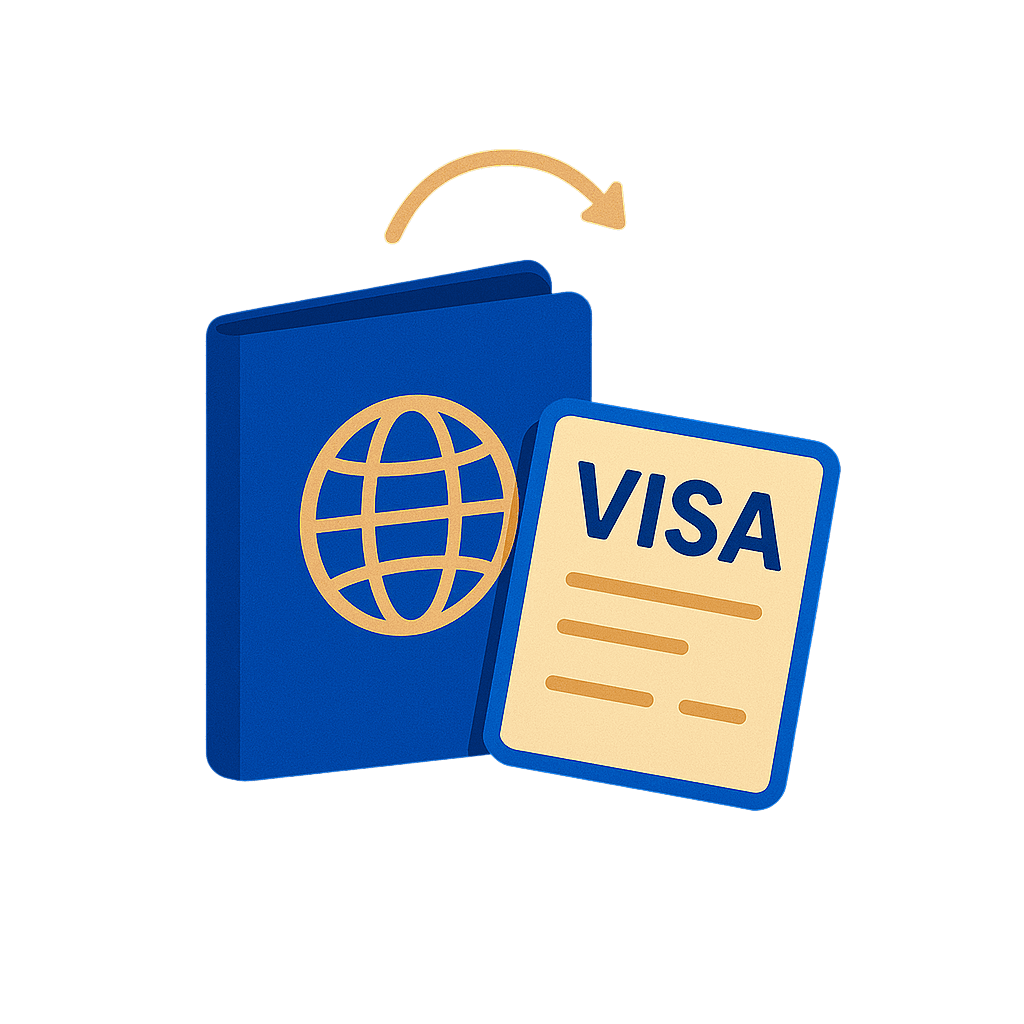 Ilustración de prórroga de visado